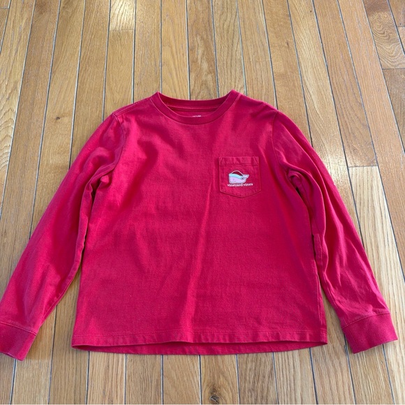 3 Vineyard Vines Logo Long Sleeve T-Shirts Boys Sz 7 Halloween Christmas Santa - Picture 7 of 12